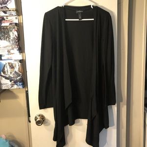 Flowy black cardigan USM